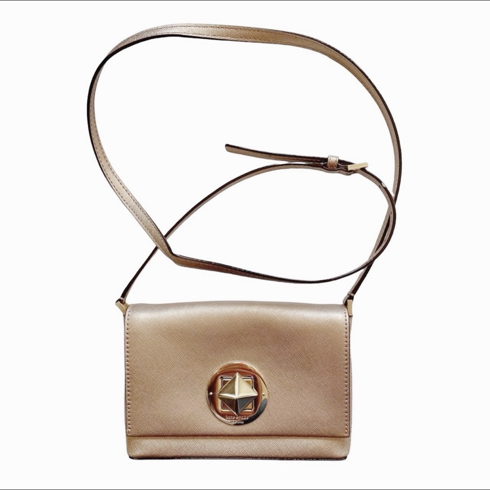 Champagne Pink Kate Spade Crossbody Bag